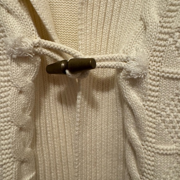 American Living 100% Cotton Cardigan with Toggle Closure - Picture 3 of 5